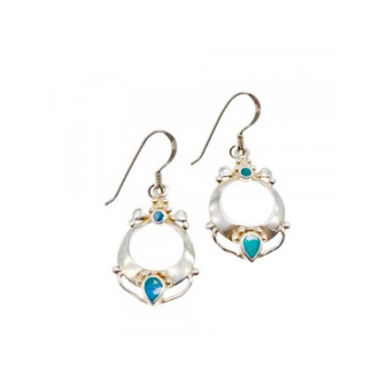 Handmade 925 Sterling Silver Turquoise Earrings