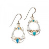 Handmade 925 Sterling Silver Turquoise Earrings
