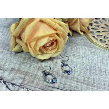 Handmade 925 Sterling Silver Turquoise Earrings