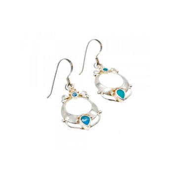 Handmade 925 Sterling Silver Turquoise Earrings