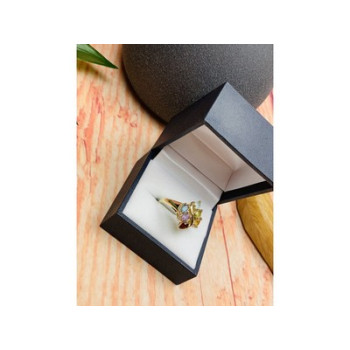 925 Sterling Silver Multi Gemstones Ring Size 9