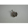 925 Sterling Silver Spinel & Marcasites 