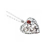 925 STERLING SILVER GARNET 