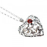 925 Sterling Silver Garnet 