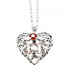 925 Sterling Silver Garnet 