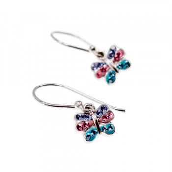 925 Sterling Silver CZ & Enamel 