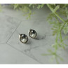 10K White Gold Pearls Earrings Italy