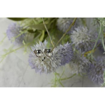 10K WHITE GOLD PEARLS EARRINGS  ITALY