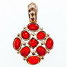925 Sterling Silver Carnelian Pendant