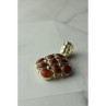 925 Sterling Silver Carnelian Pendant