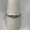 925 Sterling Silver CZ Ring Size 10