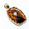 925 Sterling Silver Tiger'S EYE Pendant