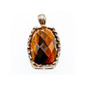 925 STERLING SILVER TIGER'S EYE PENDANT