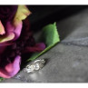 925 Sterling Silver White Topaz Ring Size 6.5