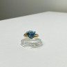 10K Yellow Gold Topaz & Diamonds Ring Size 7