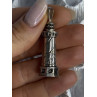 925 Sterling Silver Cape Hatteras Outer Banks Lighthouse Pendant Length 1.87 Inc