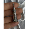925 Sterling Silver Cape Hatteras Outer Banks Lighthouse Pendant Length 1.87 Inc