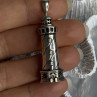 925 Sterling Silver Cape Hatteras Outer Banks Lighthouse Pendant Length 1.87 Inc