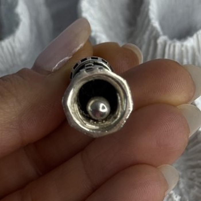 925 Sterling Silver Cape Hatteras Outer Banks Lighthouse Pendant Length 1.87 Inc