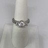925 Sterling Silver CZ Ring Size 7