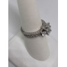 925 Sterling Silver Ring With CZ Size 7
