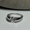 925 Sterling Silver CZ Ring Size 7.5