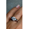 925 Sterling Silver CZ Ring Size 7.5