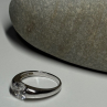 925 Sterling Silver CZ Ring Size 7.5