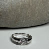 925 Sterling Silver CZ Ring Size 7.5