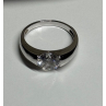 925 Sterling Silver CZ Ring Size 7.5
