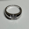 925 Sterling Silver CZ Ring Size 7.5