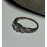 925 Sterling Silver CZ Ring Size 6.5
