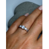 925 Sterling Silver CZ Ring Size 6.5