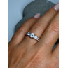 925 Sterling Silver CZ Ring Size 6.5