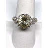 925 Sterling Silver CZ Ring Size 8.75