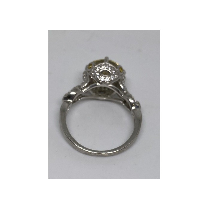 925 Sterling Silver CZ Ring Size 8.75