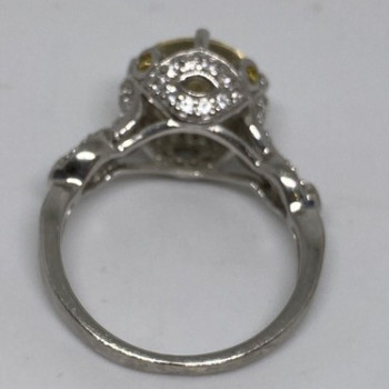 925 Sterling Silver CZ Ring Size 8.75