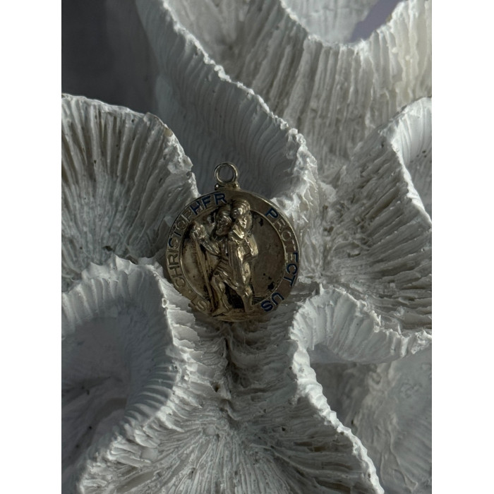 St. Christopher Protect Us Hayward 925 Sterling Silver Medal