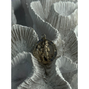 St. Christopher Protect Us Hayward 925 Sterling Silver Medal