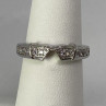925 Sterling Silver CZ Ring Size 5.5