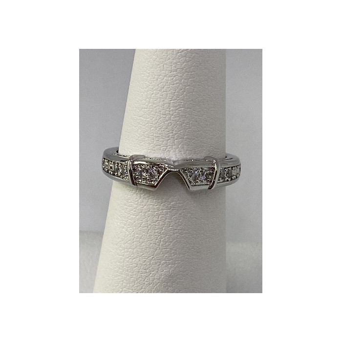 925 Sterling Silver CZ Ring Size 5.5