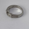 925 Sterling Silver CZ Ring Size 5.5