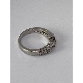 925 Sterling Silver CZ Ring Size 5.5