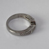925 Sterling Silver CZ Ring Size 5.5