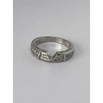 925 Sterling Silver CZ Ring Size 5.5