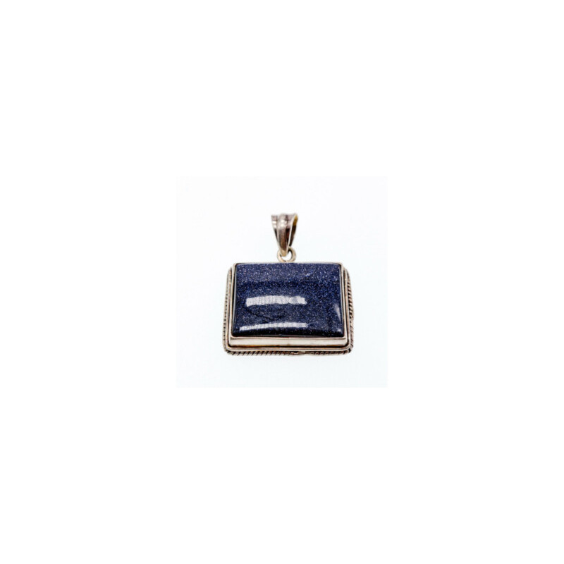 925 Sterling Silver Sodalite Pendant