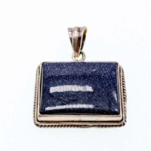 925 Sterling Silver Sodalite Pendant