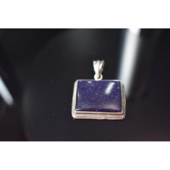 925 Sterling Silver Sodalite Pendant