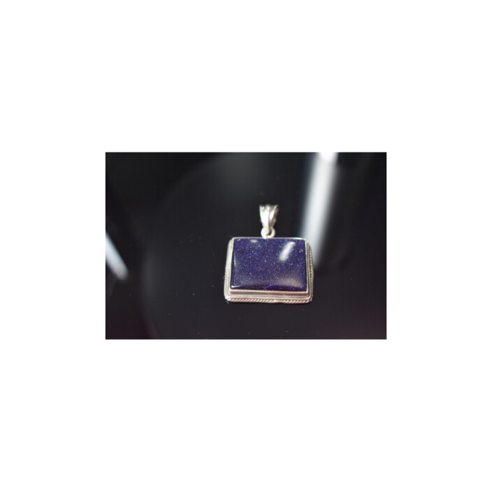 925 Sterling Silver Sodalite Pendant