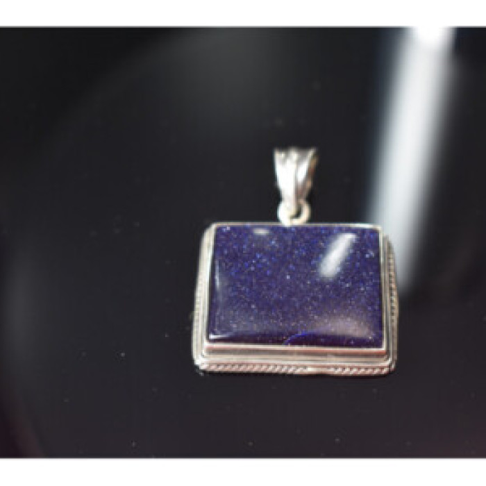 925 Sterling Silver Sodalite Pendant
